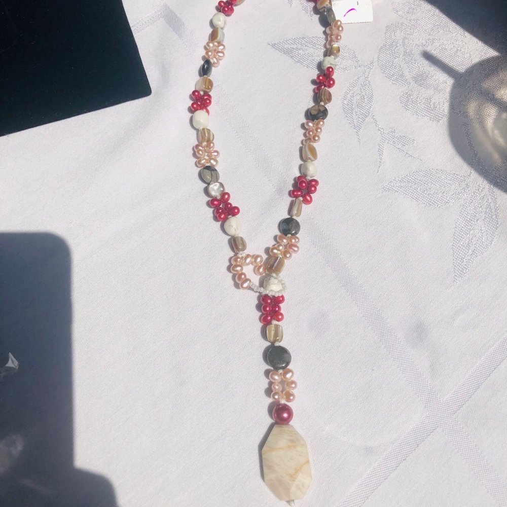 Handmade Beaded Pendant Necklace**Work Of Art